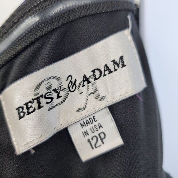 Vintage Betsy & Adam Blue Y2K Whimsigoth Homecoming Cocktail Dress‎ 12 Petite - Picture 6 of 7